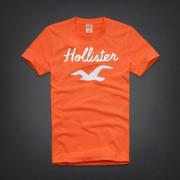 Tee shirt Hollister Homme Orange